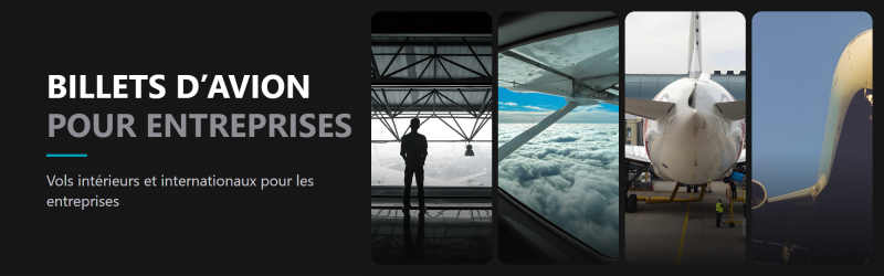 Billets d’avion pour entreprises
